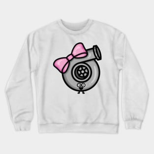 Cutest Turbo - Pink Bow Crewneck Sweatshirt